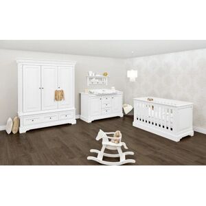 Pinolino Babybett Emilia - Umbaubar zum Juniorbett - Weiß Pinolino Babybett Emilia - Umbaubar zum Juniorbett - Weiß