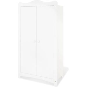 Pinolino Kinderkleiderschrank Florentina - Weiß, 2-türig, 180cm Pinolino Kinderkleiderschrank Florentina - Weiß, 2-türig, 180cm
