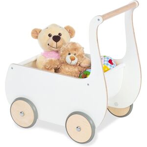 Pinolino White Doll Pram - Doll Pram, Suitable for Dolls up to 52cm Pinolino White Doll Pram - Doll Pram, Suitable for Dolls up to 52cm