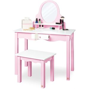 Pinolino Kinder-Schminktisch »Jasmin« in Rosa-Weiß mit Hocker Pinolino Kinder-Schminktisch »Jasmin« in Rosa-Weiß mit Hocker