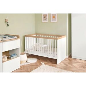 Pinolino - Linje - 140 x 70 cm - Weiß-Eiche - Crib Pinolino - Linje - 140 x 70 cm - Weiß-Eiche - Crib