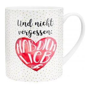 Sheepworld Nicht Vergessen: Hab Dich Lieb Tasse Schwarz, Rot, Weiß - Tasse Sheepworld Nicht Vergessen: Hab Dich Lieb Tasse Schwarz, Rot, Weiß - Tasse
