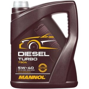 Mannol Diesel Turbo 5W-40 5I Moottoriöljy - Turbo Diesel SAE 5W-40 Mannol Diesel Turbo 5W-40 5I Moottoriöljy - Turbo Diesel SAE 5W-40