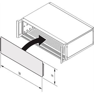 nVent SCHROFF Ratiopac PRO 28TE Frontplatte - Serverschrank Zubehör nVent SCHROFF Ratiopac PRO 28TE Frontplatte - Serverschrank Zubehör