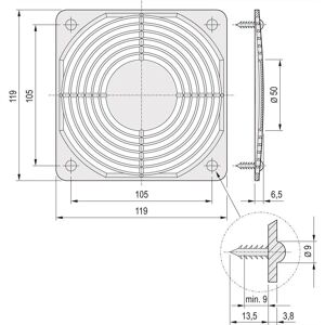 nVent SCHROFF 60225052 - 19 Zoll Montagematerial nVent SCHROFF 60225052 - 19 Zoll Montagematerial
