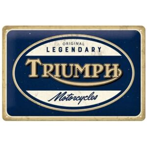 Nostalgic Art Placa decorativa en metal Triumph Motorcycles - Decoración Nostalgic Art Placa decorativa en metal Triumph Motorcycles - Decoración