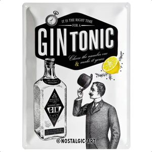 ART 23219 Vintage Metal Sign - Gin Tonic Decor ART 23219 Vintage Metal Sign - Gin Tonic Decor