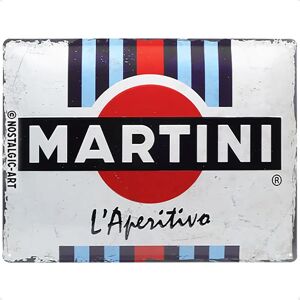 Nostalgic-Art Grande Placa Martini - L'Aperitivo - Placa Nostalgic-Art Grande Placa Martini - L'Aperitivo - Placa