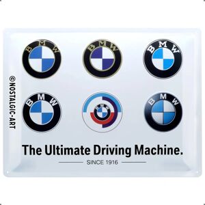 Nostalgic-Art BMW Large Sign - Logo Evolution - Sign Nostalgic-Art BMW Large Sign - Logo Evolution - Sign