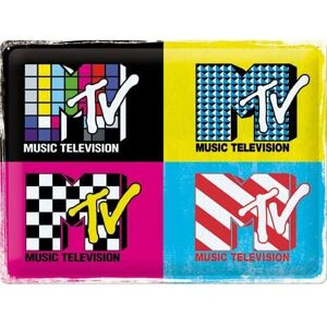 Cartel de Metal MTV Nostalgic Art - Decoración Vintage Cartel de Metal MTV Nostalgic Art - Decoración Vintage