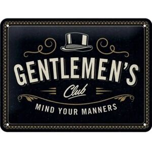 Nostalgic Art - Gentleman's Club - 15x20 cm - Dekorativ skylt Nostalgic Art - Gentleman's Club - 15x20 cm - Dekorativ skylt