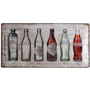 Coca-Cola - Timeline - Metalowy znak 25x50cm - Wielobarwny Coca-Cola - Timeline - Metalowy znak 25x50cm - Wielobarwny