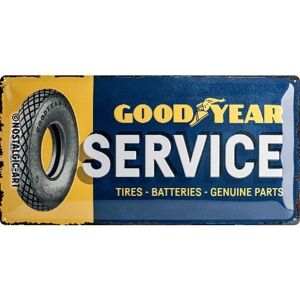 Nostalgic Art Goodyear Service Metallschild 50x25cm - Schild Nostalgic Art Goodyear Service Metallschild 50x25cm - Schild