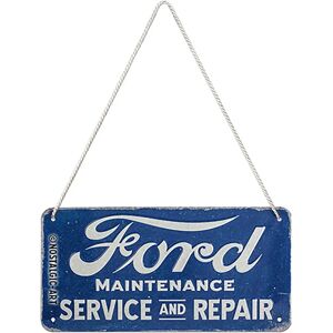 Ford Nostalgic-Art Service & Reparatur Hängeschild - 10x20cm Ford Nostalgic-Art Service & Reparatur Hängeschild - 10x20cm