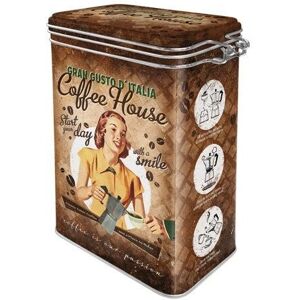 Nostalgic Art Caja de Almacenamiento Coffee House - Metal, Multicolor Nostalgic Art Caja de Almacenamiento Coffee House - Metal, Multicolor