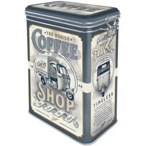 Nostalgic Art Mono Coffee Shop Caja Rectangular 1.3 L Multicolor - Contenedor de Alimentos Nostalgic Art Mono Coffee Shop Caja Rectangular 1.3 L Multicolor - Contenedor de Alimentos