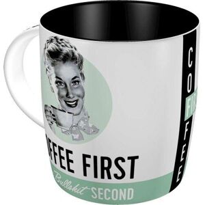 Caneca em cerâmica Nostalgic Art - Primeiro o café Caneca em cerâmica Nostalgic Art - Primeiro o café