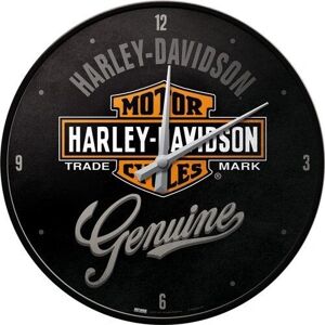 Harley-Davidson Wandklok - Metaal, 31cm - Geschenk Harley-Davidson Wandklok - Metaal, 31cm - Geschenk