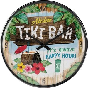 Nostalgisk Tiki Bar Väggklocka - Flerfärgad, 31 cm Nostalgisk Tiki Bar Väggklocka - Flerfärgad, 31 cm