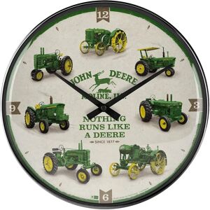 John Deere Vintage Wall Clock - Model Chart - Great Gift for Tractor Fans John Deere Vintage Wall Clock - Model Chart - Great Gift for Tractor Fans