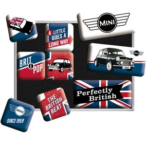 Magnesy retro Mini Union Jack - Prezent dla fanów Mini Coopera Magnesy retro Mini Union Jack - Prezent dla fanów Mini Coopera