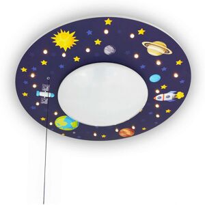 NIERMANN Weltall Deckenleuchte - Kinderzimmerlampe bunte Planeten NIERMANN Weltall Deckenleuchte - Kinderzimmerlampe bunte Planeten