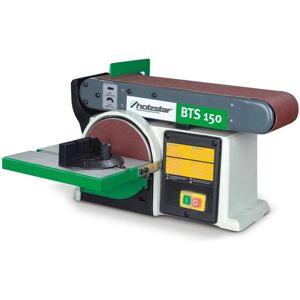Ponceuse à bande et à disque Holzstar BTS 150 - Outil polyvalent - Publicité Ponceuse à bande et à disque Holzstar BTS 150 - Outil polyvalent - Publicité