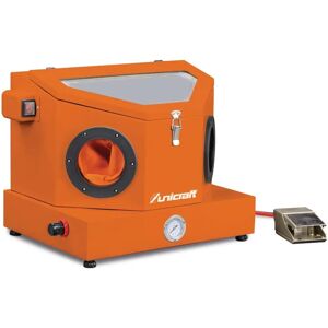 Cabina de chorro de arena Unicraft 6204010 - Compatible con abrasivos variados Cabina de chorro de arena Unicraft 6204010 - Compatible con abrasivos variados
