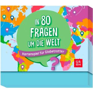 Groh Verlag - In 80 Fragen um die Welt - Kartenspiel für Globetrotter - Spielzeug Groh Verlag - In 80 Fragen um die Welt - Kartenspiel für Globetrotter - Spielzeug
