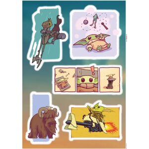 KOMAR Star Wars Grogu Wandtattoo - 50x70cm - Kinderfreundlich KOMAR Star Wars Grogu Wandtattoo - 50x70cm - Kinderfreundlich
