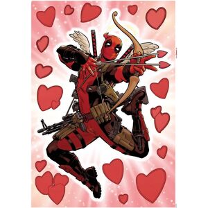 KOMAR Deadpool Lovepool Wandtattoo - Comic Romantik 50x70cm KOMAR Deadpool Lovepool Wandtattoo - Comic Romantik 50x70cm