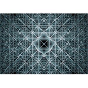 KOMAR White Matrix 3D Wall Wallpaper - Wall Wallpaper KOMAR White Matrix 3D Wall Wallpaper - Wall Wallpaper