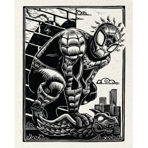Komar Spider-Man Lino-Cut Wall Picture - Wall Picture Komar Spider-Man Lino-Cut Wall Picture - Wall Picture