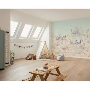 KOMAR Disney Winnie the Pooh Flowerfield Pastel - Wallpaper KOMAR Disney Winnie the Pooh Flowerfield Pastel - Wallpaper