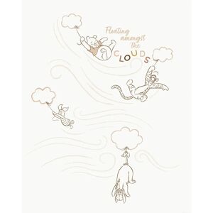 KOMAR Disney Winnie the Pooh A Bluster Day Beige Wallpaper KOMAR Disney Winnie the Pooh A Bluster Day Beige Wallpaper