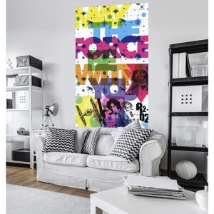 KOMAR Star Wars Neon Geometrics Leia Wallpaper - Wallcovering KOMAR Star Wars Neon Geometrics Leia Wallpaper - Wallcovering