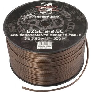 Ground Zero - GZSC 2-2.50X - 2x2.5mm² - Cable de altavoz Ground Zero - GZSC 2-2.50X - 2x2.5mm² - Cable de altavoz
