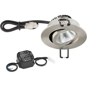EVN Lichttechnik LED-Deckenleuchte - 3000K, 6W, Edelstahl EVN Lichttechnik LED-Deckenleuchte - 3000K, 6W, Edelstahl