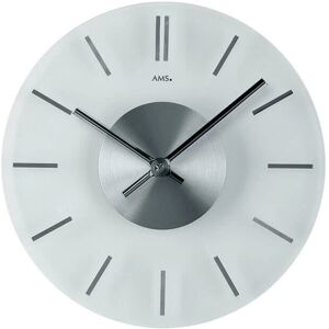 Ceas de perete AMS W9318 Argintiu - Quartz, 30cm Ceas de perete AMS W9318 Argintiu - Quartz, 30cm