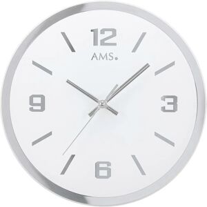 Ceas de perete cu cuarț AMS W9322 - Argintiu Ceas de perete cu cuarț AMS W9322 - Argintiu