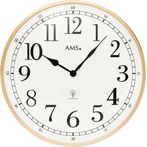 AMS 5607 Horloge Murale - Radio-pilotée - Blanc - Publicité AMS 5607 Horloge Murale - Radio-pilotée - Blanc - Publicité