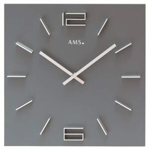 AMS W9594 Wanduhr - Quarz, Grau, 34cm AMS W9594 Wanduhr - Quarz, Grau, 34cm
