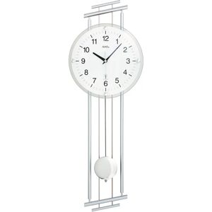 AMS F5316 Silber Wanduhr - Funkuhr, Quarz, Unisex AMS F5316 Silber Wanduhr - Funkuhr, Quarz, Unisex
