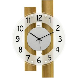 AMS F5874 - Buchenholz Quarz Wanduhr - Wohnzimmer AMS F5874 - Buchenholz Quarz Wanduhr - Wohnzimmer