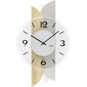 AMS W9667 Wanduhr - braun - Wanduhren AMS W9667 Wanduhr - braun - Wanduhren