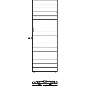 Witte badkamer radiator Kermi Tabeo-V - Verwarming Witte badkamer radiator Kermi Tabeo-V - Verwarming