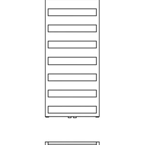 Kermi Casteo Heizkörper - Weiß - Badezimmer Wasserheizung - 600x1533mm Kermi Casteo Heizkörper - Weiß - Badezimmer Wasserheizung - 600x1533mm