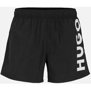 Czarne Szybkoschnące Spodenki Kąpielowe HUGO ABAS - Szorty Czarne Szybkoschnące Spodenki Kąpielowe HUGO ABAS - Szorty