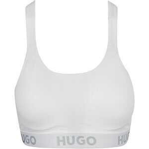 Hugo Bralette Polstret Sporty Logo (50469628) - hvid Hugo Bralette Polstret Sporty Logo (50469628) - hvid