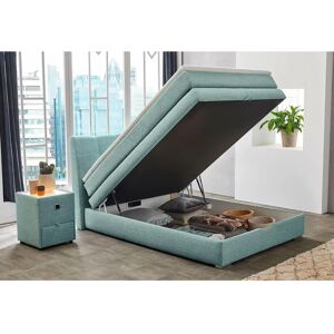 JOCKENHÖFER GRUPPE Amelie - türkises Boxspringbett mit Stauraum JOCKENHÖFER GRUPPE Amelie - türkises Boxspringbett mit Stauraum